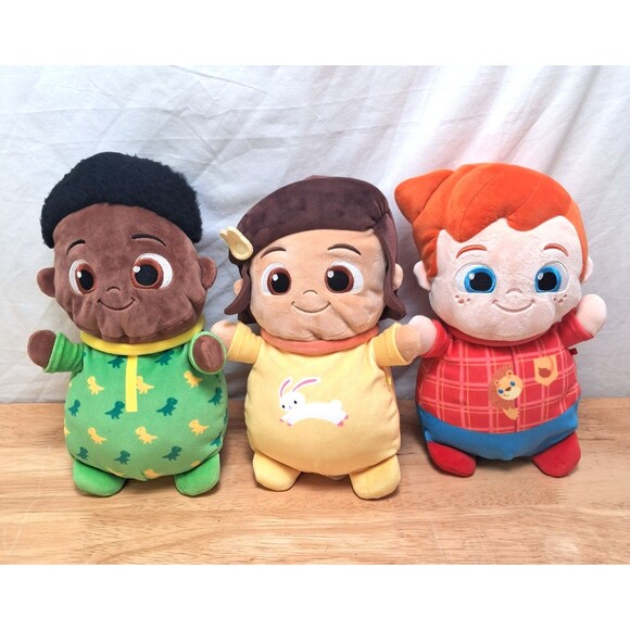 Squishmallows Other - Lot of 3 CoComelon  Hug Mees Squishmallows Nina Cody Nico 10 Inch Plush